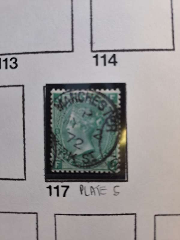 5 Queen Victoria stamps - GB numbers between 102 and 123 - Reduced price