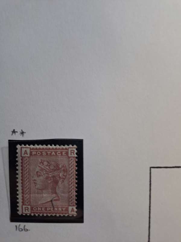26 QV stamps of Great Britain - numbers between 139 and 174 - Reduced price