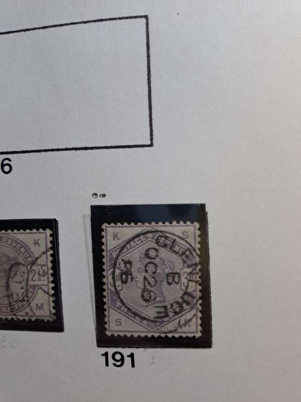 QV - GB stamps - 11 individual stamps numbers between 178 and 196 - Reduced price