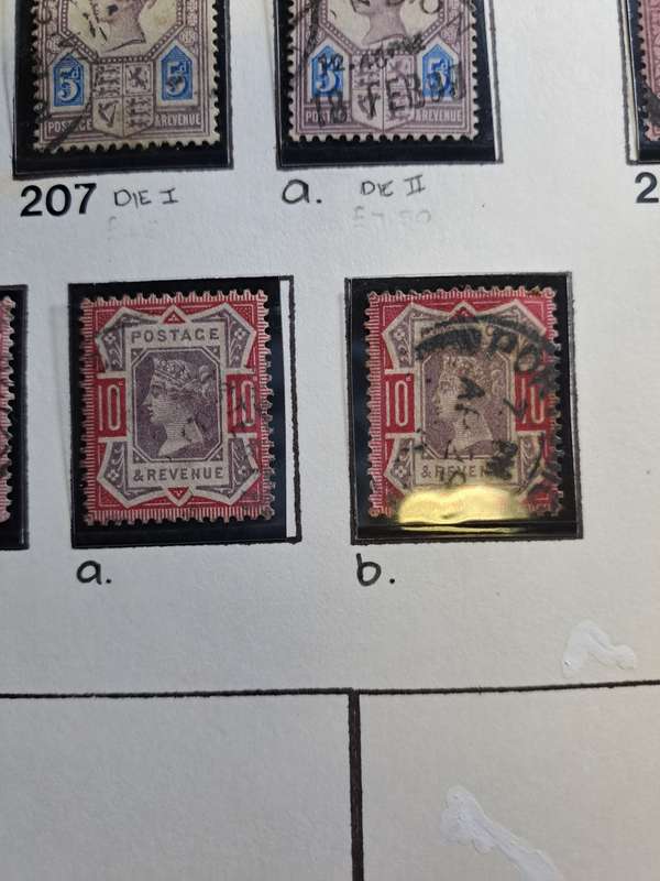 26 QV stamps of GB - numbered between 197 and 214 - Reduced price