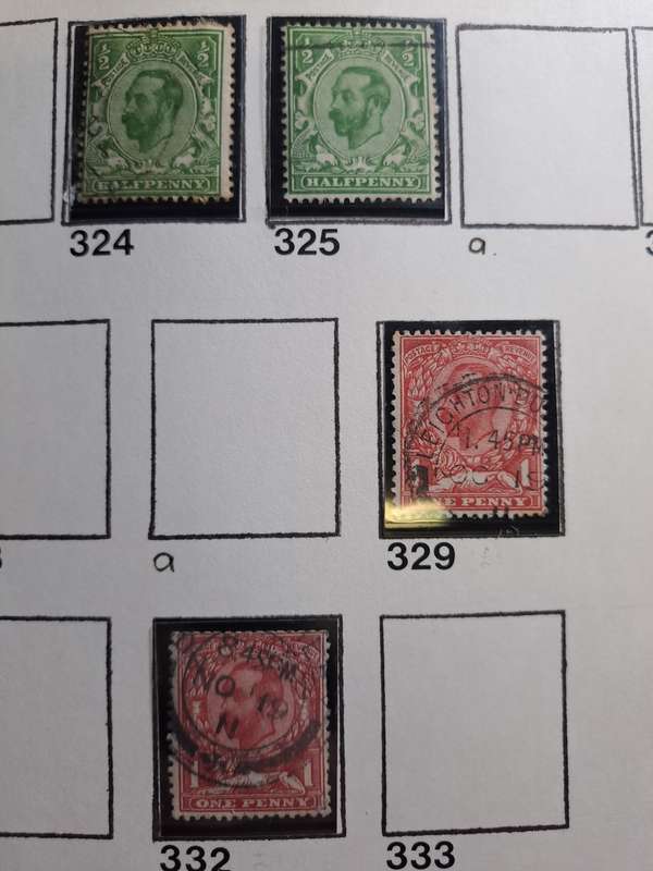 GB - KG V - 18 stamps - Reduced price