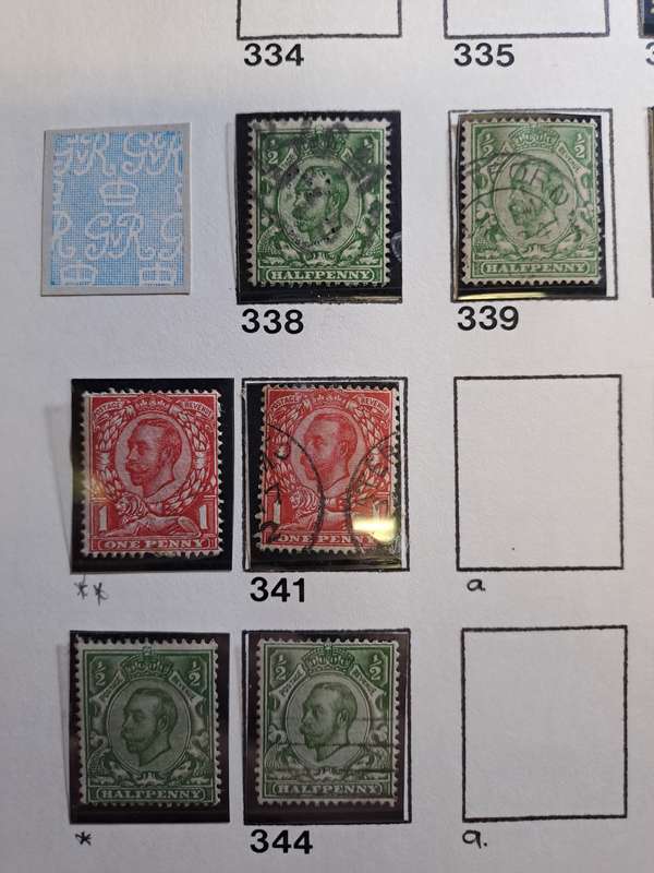 GB - KG V - 18 stamps - Reduced price
