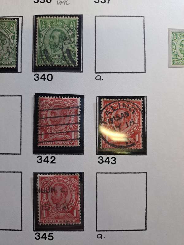 GB - KG V - 18 stamps - Reduced price