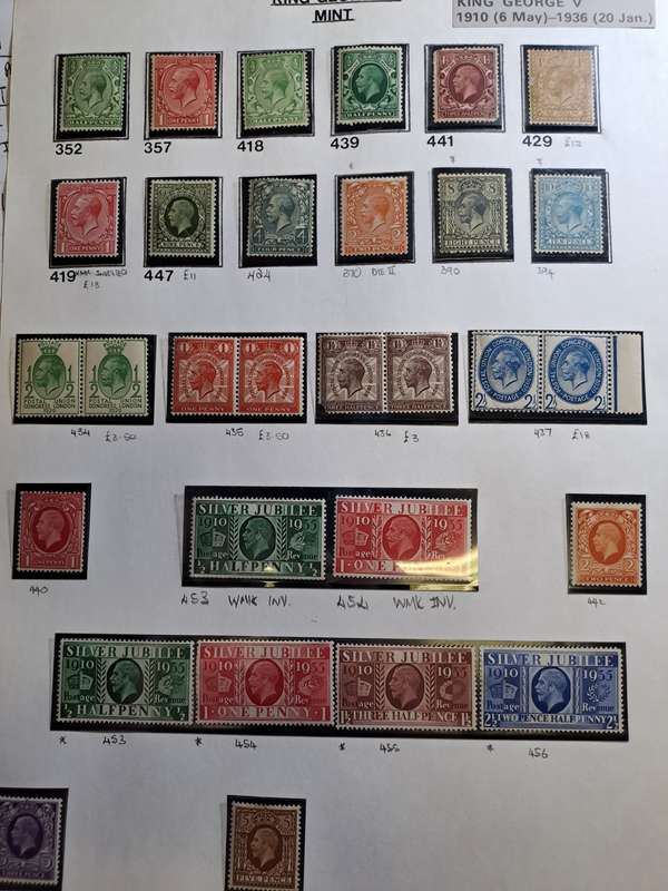 GB - KG V - 30 stamps - Reduced price