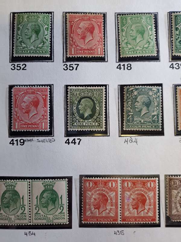 GB - KG V - 30 stamps - Reduced price
