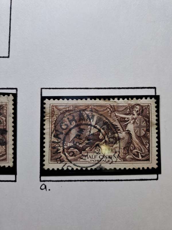 KG V - 7 Sea Horses stamps - Reduced price