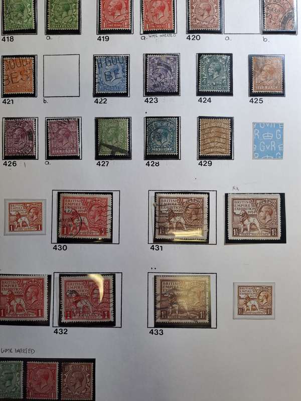 GB - KG V - 25 Stamps - Reduced price