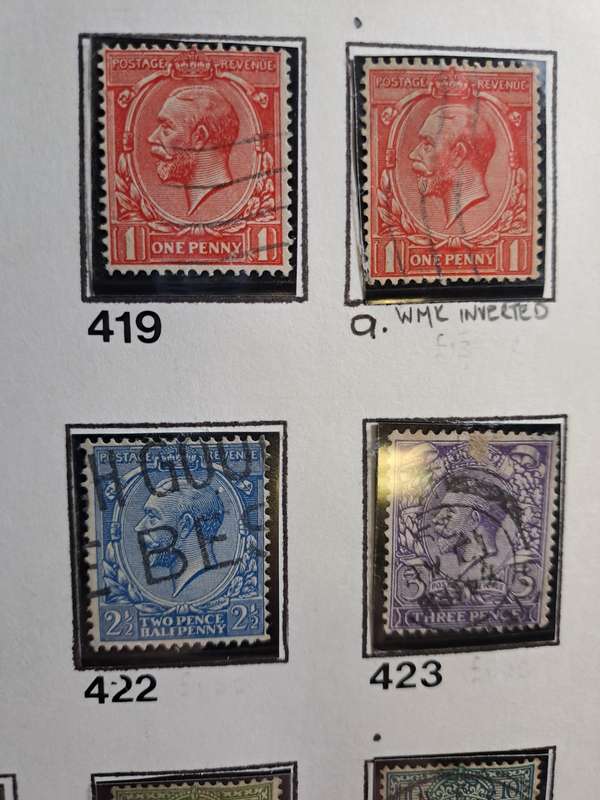 GB - KG V - 25 Stamps - Reduced price