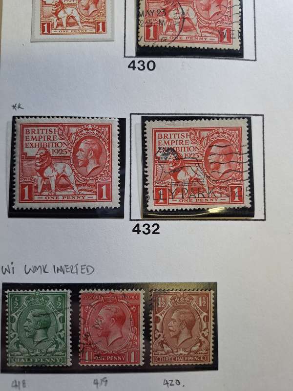 GB - KG V - 25 Stamps - Reduced price
