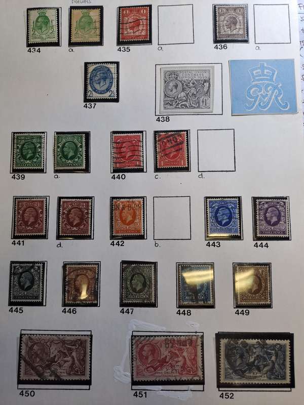GB - KG V - 22 stamps - Reduced price