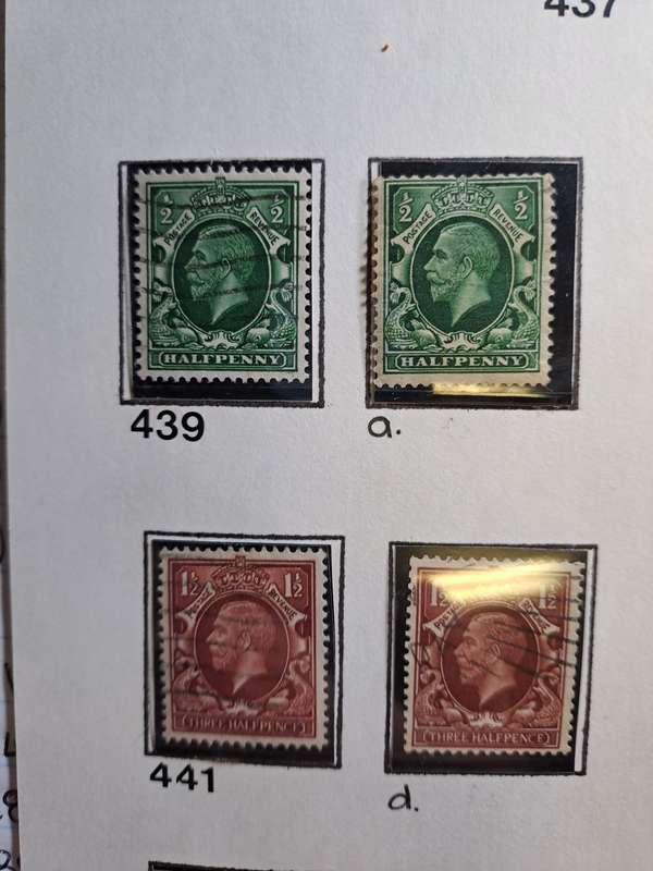 GB - KG V - 22 stamps - Reduced price