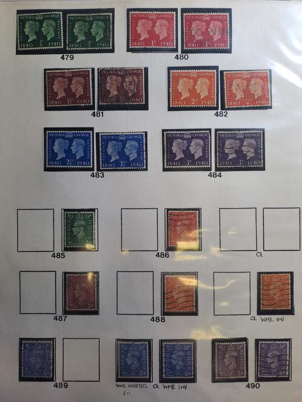 GB KG VI - 112 Stamps - Reduced price