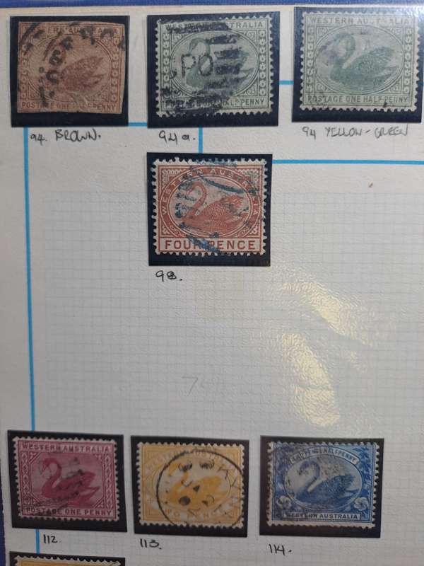 Western Australia - 22 stamps - Final Reduced price
