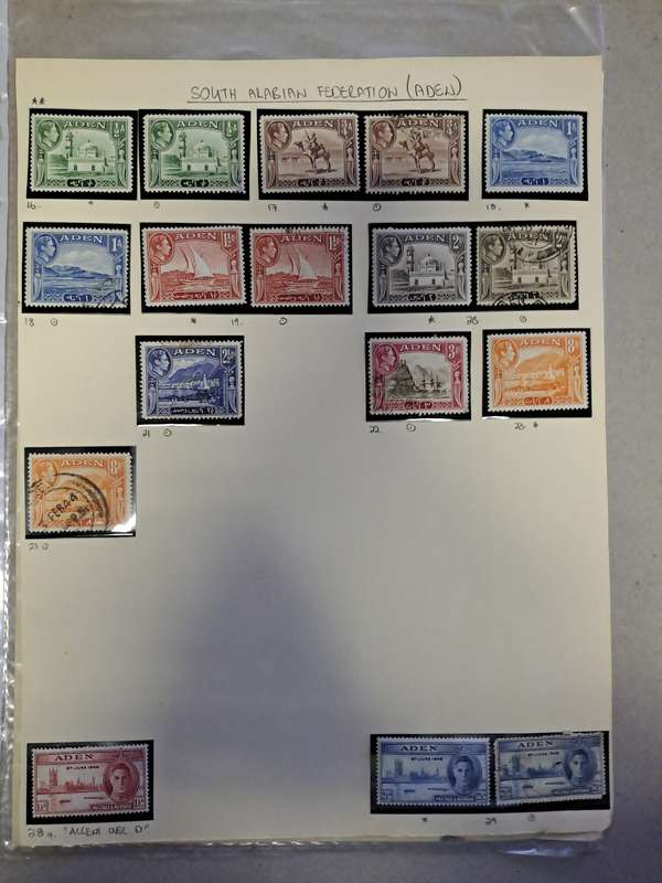 Aden - 52 stamps - Reduced price