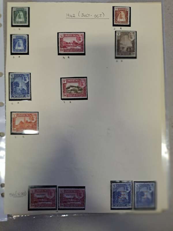 Aden - 52 stamps - Reduced price
