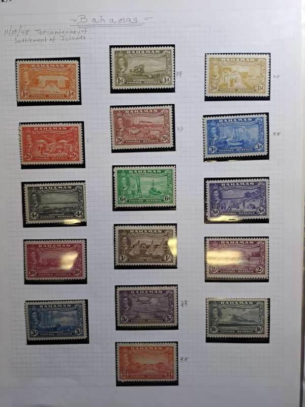 Bahamas - 34 stamps - Reduced price