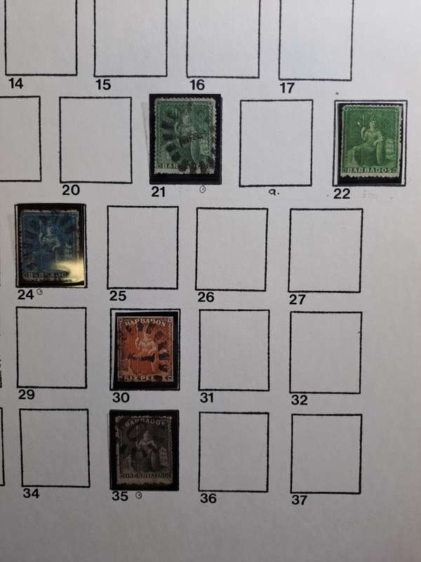 Barbados - 93 stamps - Reduced price