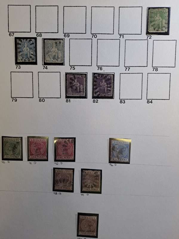 Barbados - 93 stamps - Reduced price