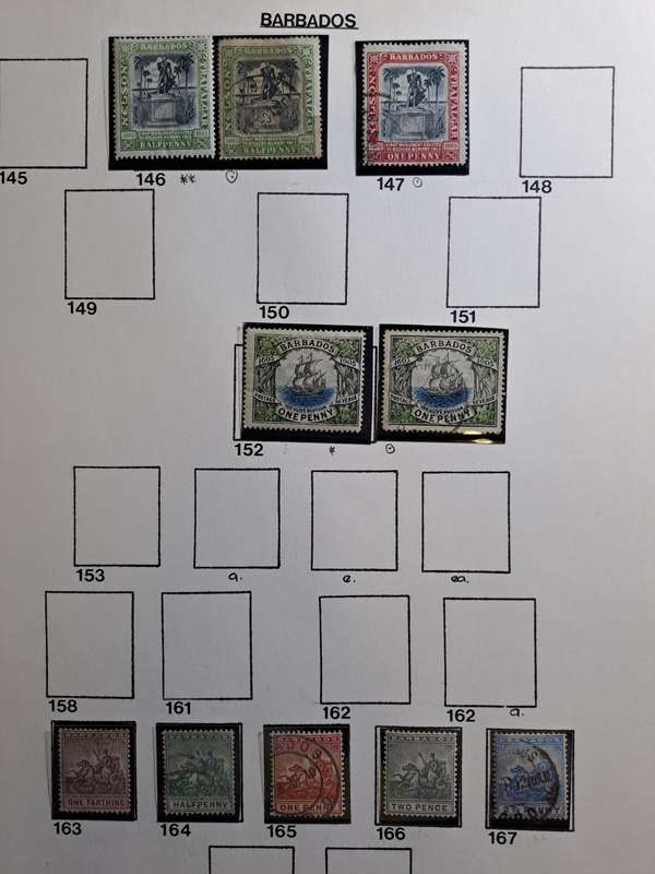Barbados - 93 stamps - Reduced price