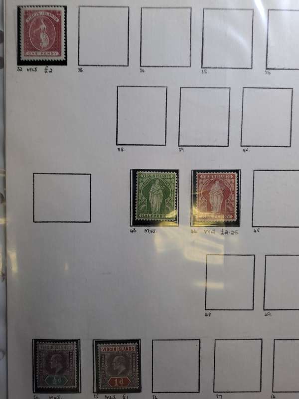 British Virgin Islands - 62 stamps - Reduced price