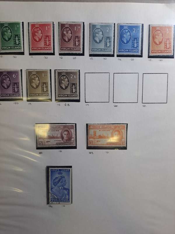 British Virgin Islands - 62 stamps - Reduced price