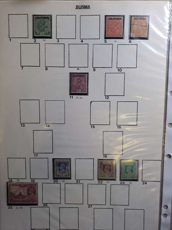 Burma - 52 stamps - Reduced price