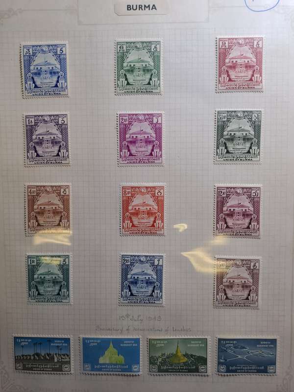 Burma - 52 stamps - Reduced price
