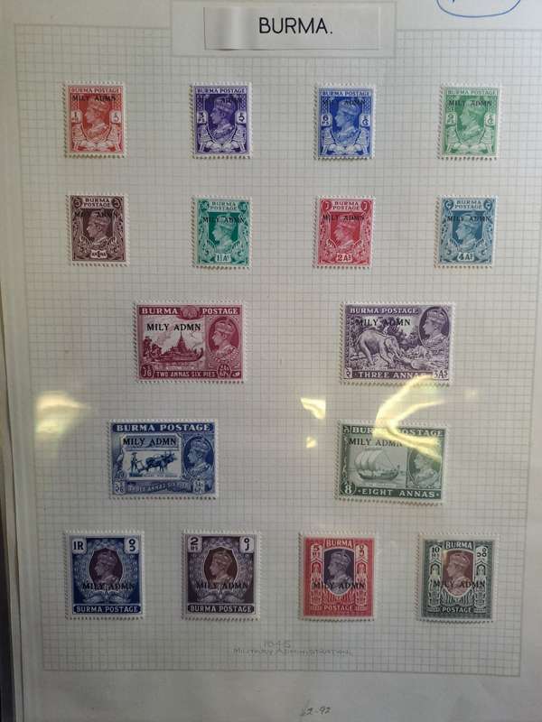 Burma - 52 stamps - Reduced price