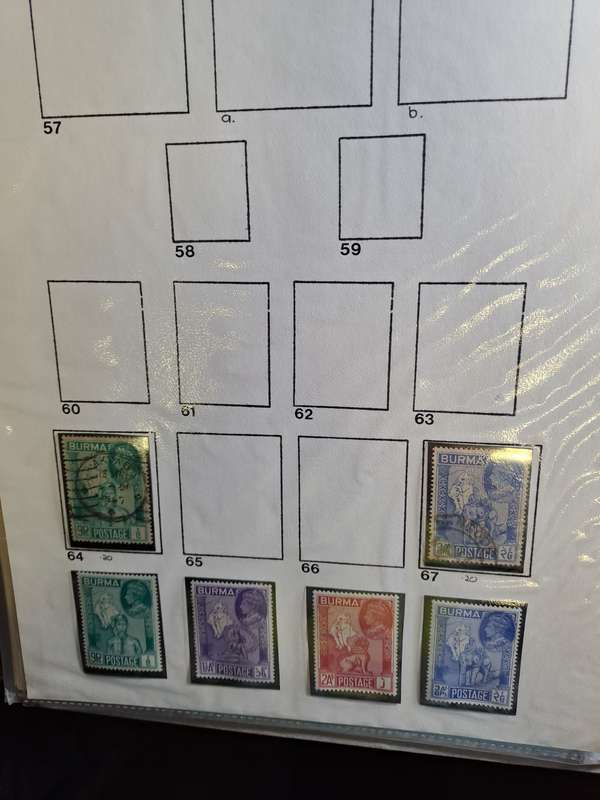Burma - 52 stamps - Reduced price