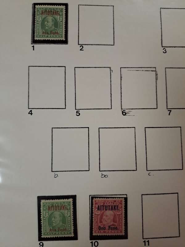 Aitutaki - 7 stamps - Reduced price
