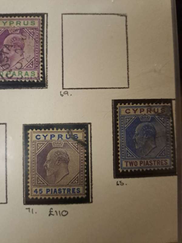 Cyprus - 65 stamps - Reduced price