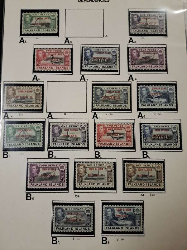Falkland Islands - 31 stamps - Final Reduced price