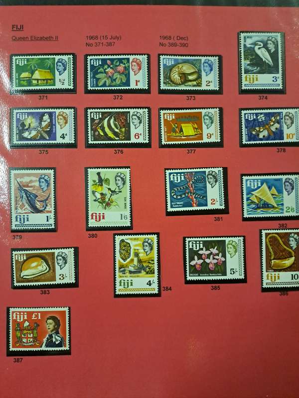 Fiji - 64 stamps - Final Reduced price