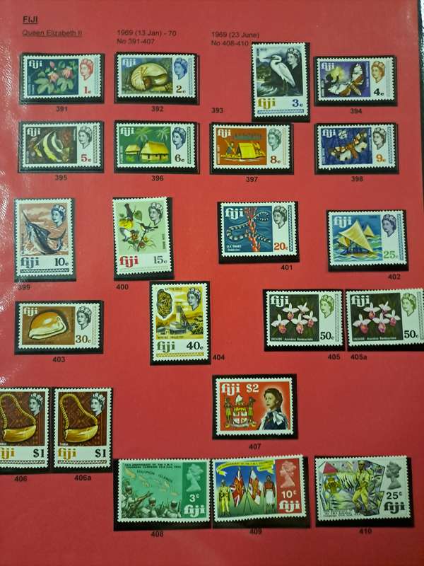 Fiji - 64 stamps - Final Reduced price