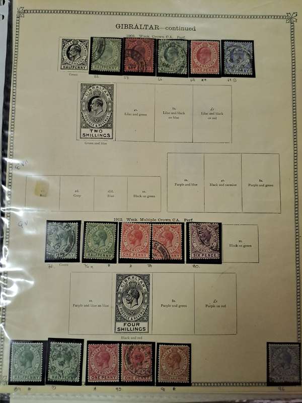 Gibraltar - 50 stamps - Reduced price