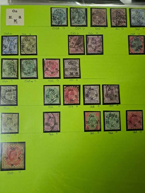 India and states - 346 stamps - Reduced price