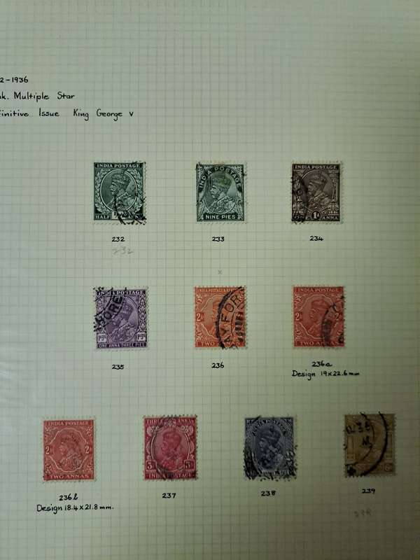 India and states - 346 stamps - Reduced price