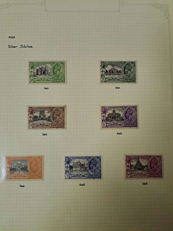 India and states - 346 stamps - Reduced price