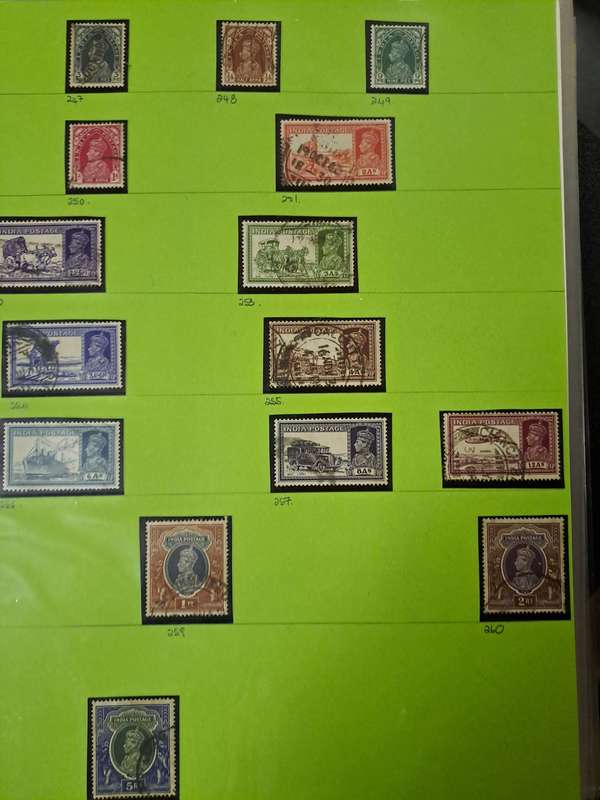 India and states - 346 stamps - Reduced price
