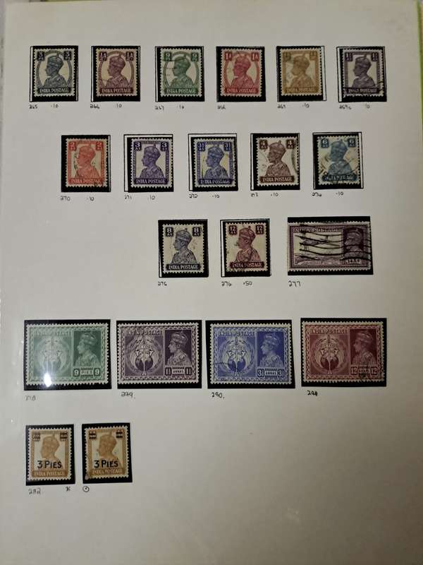 India and states - 346 stamps - Reduced price