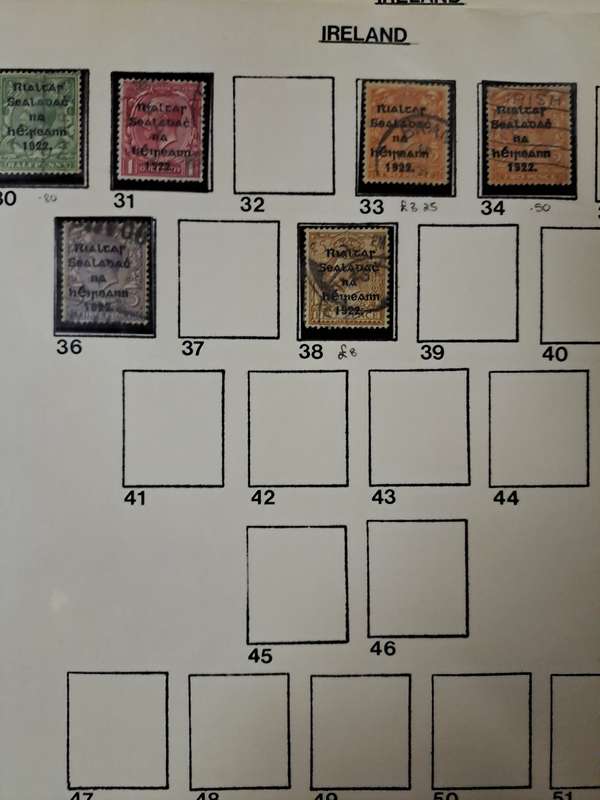 Ireland - 65 stamps - Reduced price