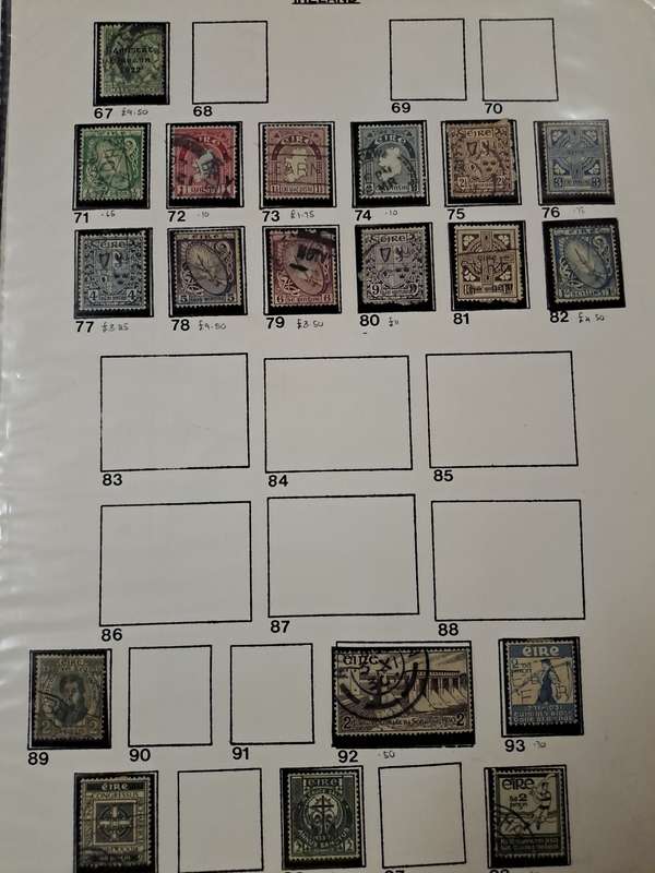 Ireland - 65 stamps - Reduced price