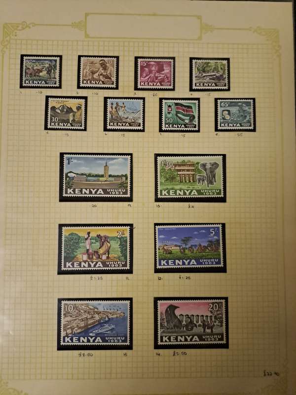 Kenya - 39 stamps