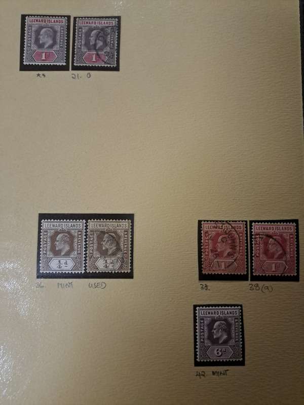 Leeward Islands - 47 stamps