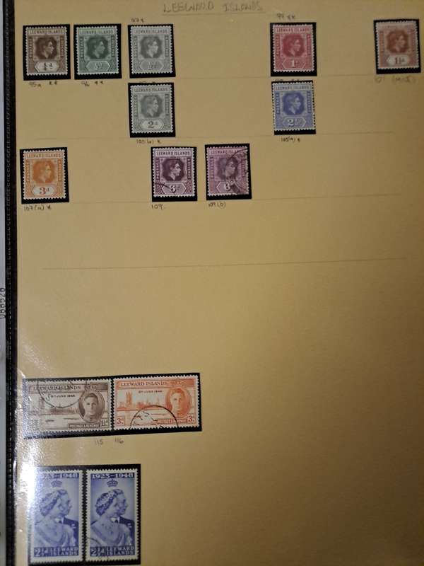Leeward Islands - 47 stamps