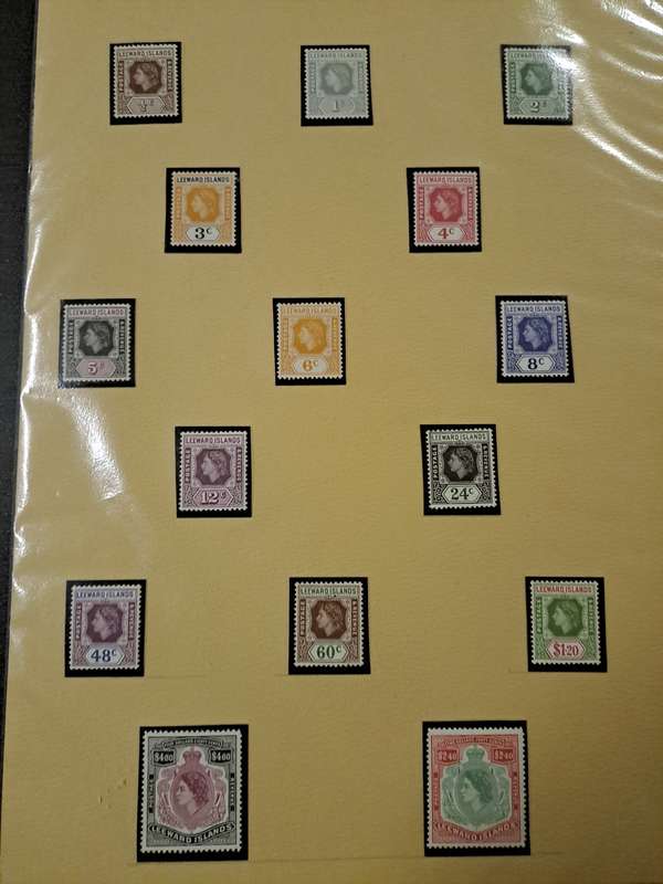 Leeward Islands - 47 stamps
