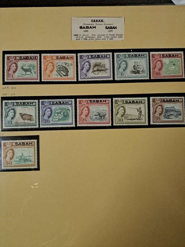 Straits Settlements - Sabah - 48 stamps