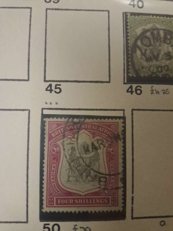 British Central Africa - 16 Stamps - Reduced price