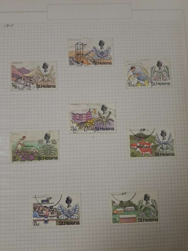 St. Helena - 102 Stamps - Reduced price