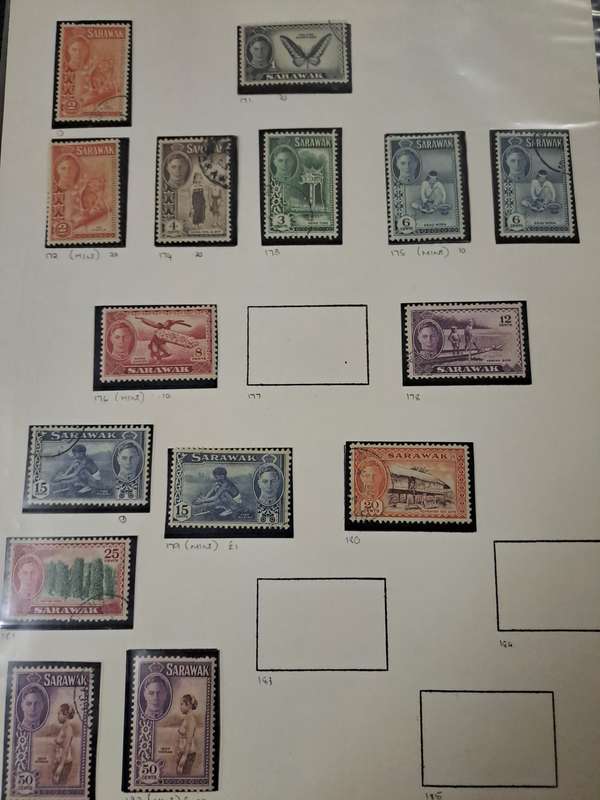 Sarawak - 19 Stamps - Reduced price